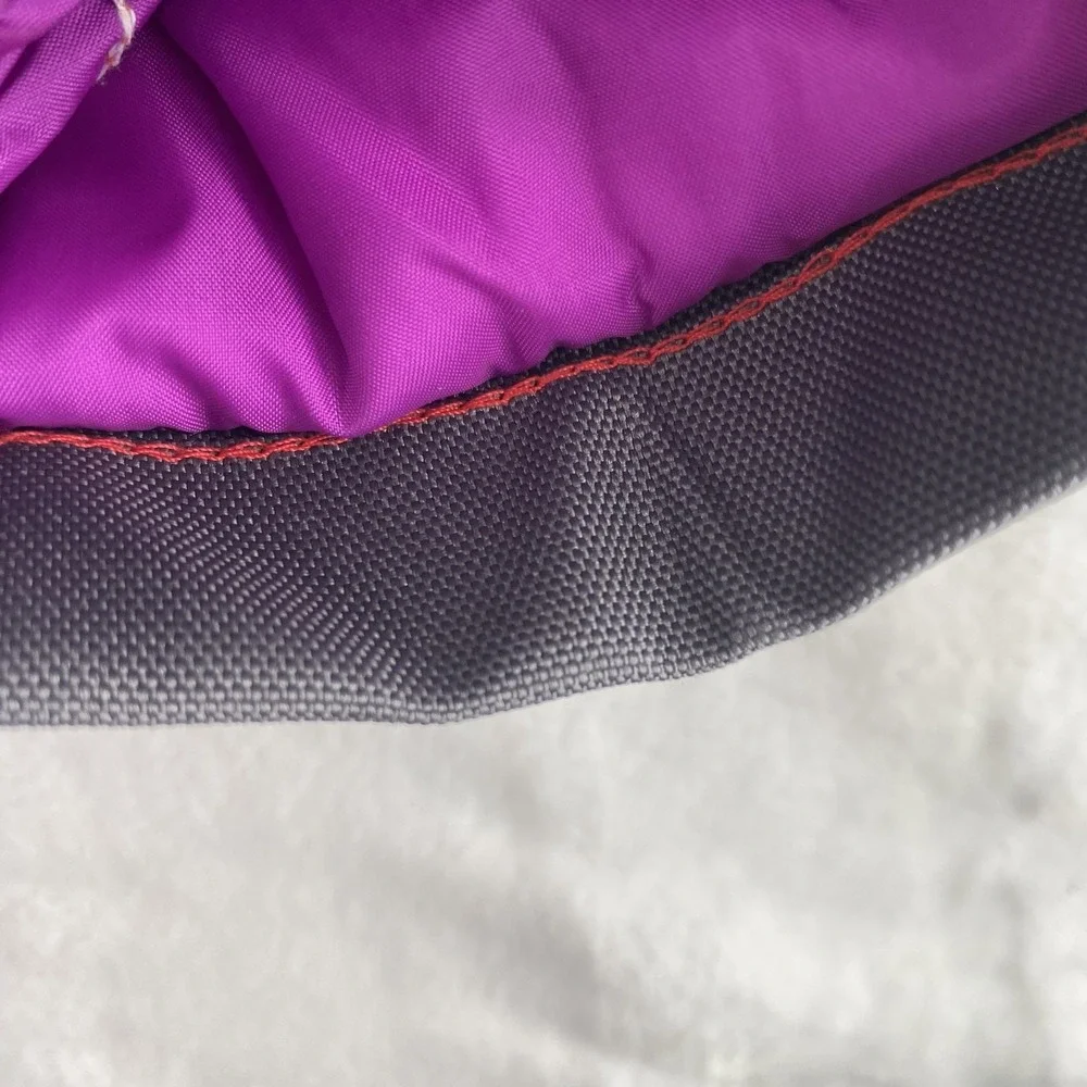 LL Bean Ski Bibs Pant Kids 3T Magenta Waterproof Insulated Fleece Lined Snow